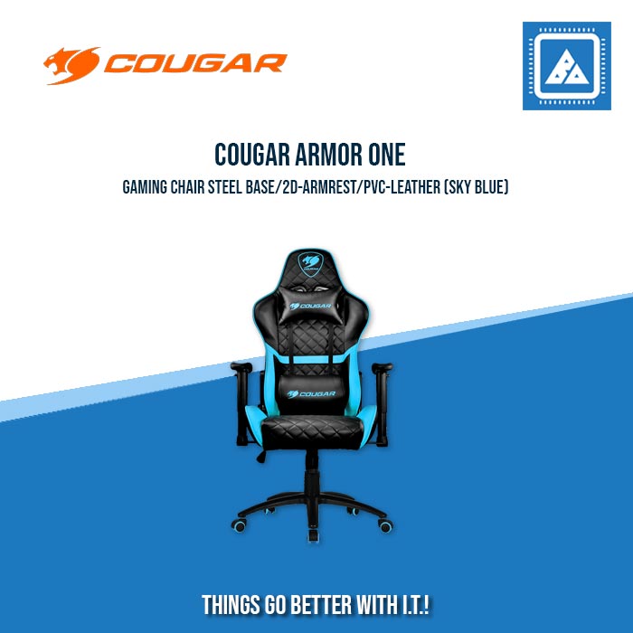 COUGAR ARMOR ONE EVA GAMING CHAIR STEEL BASE/2D-ARMREST/PVC-LEATHER COUGAR ARMOR ONE EVA GAMING CHAIR STEEL BASE/2D-ARMREST/PVC-LEATHER